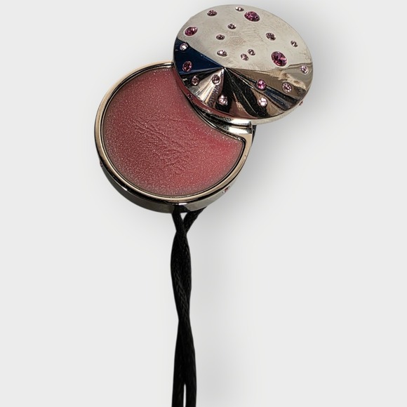 Genuine Aura By Swarovski Lip Gloss Pendant Necklace - New ROSE SCINTILLANT - Picture 5 of 5